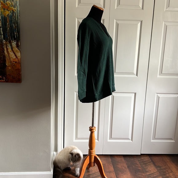 Waffle Split Neck Tunic - Picture 4 of 6